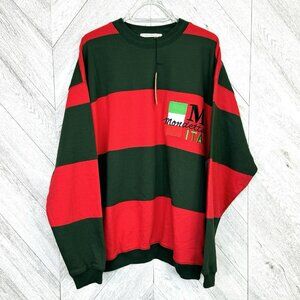 Vintage 90s Mondetta Sweatshirt Italy Mens Size XL Deadstock NEW NWT